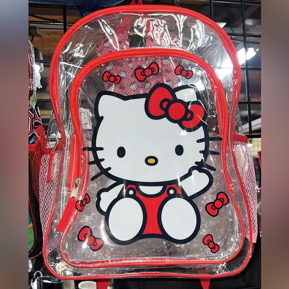 Other - Hello Kitty Transparent Backpack